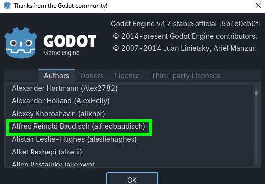 Godot About